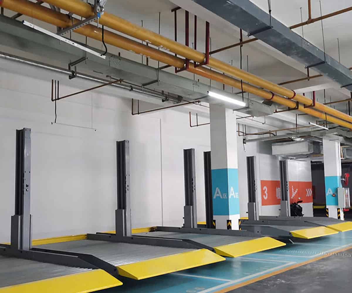 地下室簡易升降停車位安裝